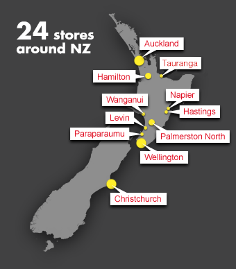 18 stores around NZ